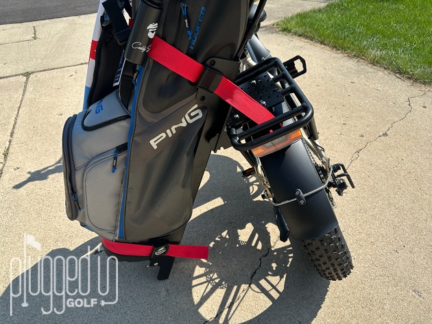 DivnickGolf E-Bike Golf Bag Carrier kickstand