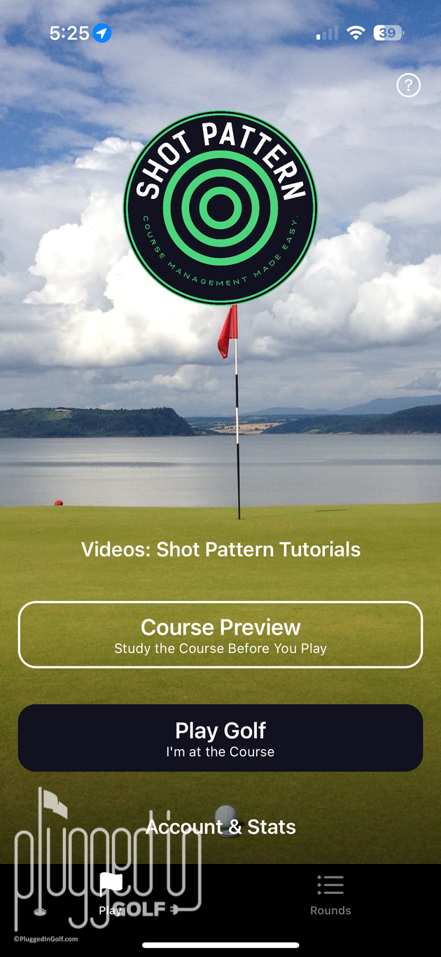 Shot Pattern Golf App